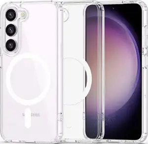 MM TPU SAM GALAXY S25 Edge MAGSAFE prozirna