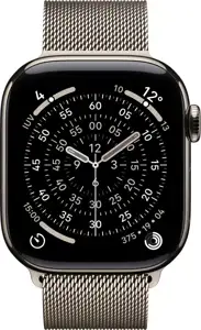 Apple Watch S11 Titan Natur Cellular 42mm (Milanaise Armband natur)
