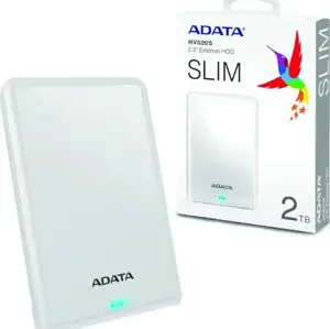 ADATA Ex HDD HV620 Slim, 2TB, usb3.1, bijeli