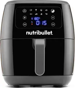 Friteza na vrući zrak nutribullet XXL Digital Air Fryer – 1800 W, 7 L korpa, 8 auto programa (crno/srebrna)