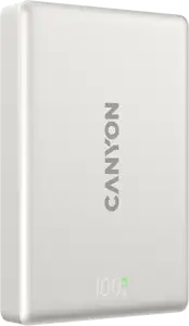 CANYON magnetic power bank OnPower 511 PD20W 10000mAh Aluminium Star Grey