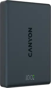 CANYON magnetic power bank OnPower 511 PD20W 10000mAh Aluminium Interstellar Black