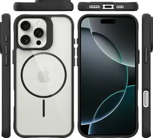 MM TPU IPHONE 16 PRO MAX DROP-PROOF COMBAT X BLACK MAGSAFE SLIM