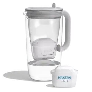 Stakleni vrč za filtriranje vode BRITA Glass Jug Model One, 2.5 l, White, + 1 filter MAXTRA PRO