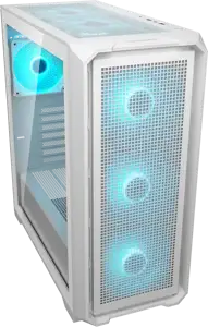 COUGAR MX600 Air Pro PC Case, Mid Tower, White