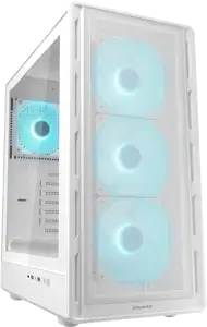 COUGAR AIRFACE PURE PRO PC Case, Mid Tower, White
