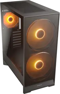 COUGAR AIRFACE 180 PC Case, Mid Tower, Black