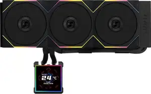 AIO Liquid Cooler Lian Li HydroShift II LCD-S 360TL, ARGB, Black