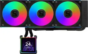 AIO Liquid Cooler Lian Li HydroShift II LCD-S 360CL, ARGB, black