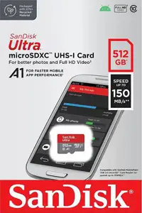 SANDISK MEMORIJSKA KARTICA MicroSDXC UHS-I 150MB/s 512GB