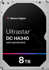 HDD Server WD Ultrastar DC HA340 8TB 512e SE, 3.5’’, 256MB, 7200 RPM, SATA, SKU: 0B47078