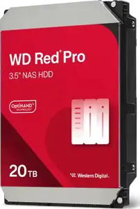 HDD NAS WD Red Pro 20TB CMR, 3.5'', 512MB, 7200 RPM, SATA, TBW: 550