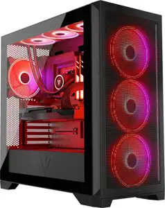 MODECOM Case VOLCANO EXPANSE S APEX ARGB MIDI Black