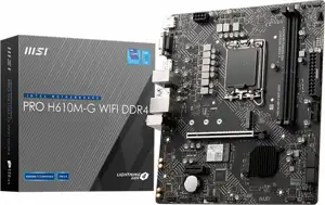MSI PRO H610M-G WIFI DDR4 motherboard Intel H610 LGA 1700 micro ATX