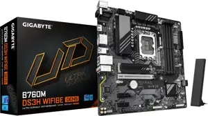 GIGABYTE B760M DS3H WF6E GEN5, DDR5, SATA3, USB3.2Gen2, DP, WiFi, LGA1700 mATX