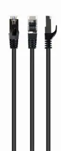 Gembird S FTP Cat.6A LSZH patch cord, black, 3 m