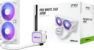 ASRock Pro White 240 ARGB AIO Liquid Cooler