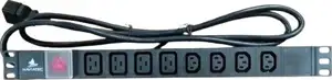 NaviaTec PDU (Power Distribution Unit) sa 4x IEC C19 4x IEC C13 priključaka, kabel IEC C20, 19