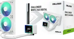 ASRock Challenger White 240 Digital AIO Liquid Cooler
