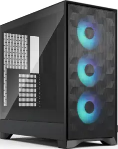 Fractal Pop 2 Air Black TG RGB, crno bez napajanja