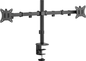 BIT FORCE nagibno-okretni stolni nosač za 2 monitora BRACKET DMM-32-2M
