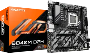 Matična ploča Gigabyte B840M D2H, AM5, 2x DDR5, mATX