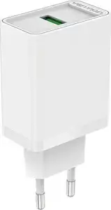 Vention 1-port USB Wall Charger (18W) EU-Plug, White
