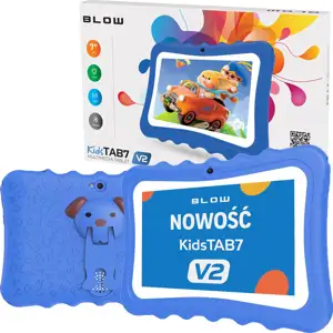 Tablet KidsTAB7 V2 BLOW 4/32GB niebieskie etui 2MP