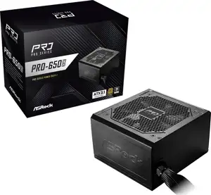 ASRock PSU PRO Series PRO-650G, 650W, 80 Gold