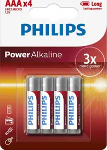 Philips baterije AAA, 4 komada