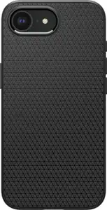 Spigen Liquid Air, zaštitna maska za telefon, mat crna - iPhone 16e (ACS09161)
