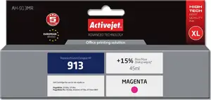 Activejet AH-913MR ink (replacement for HP 913 F6T78AE; Premium; 45 ml; magenta)