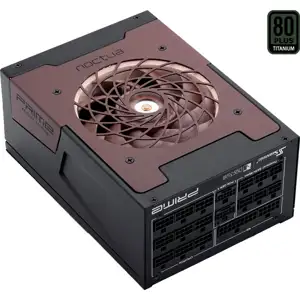 Napajanje Seasonic PRIME TX-1600 Noctua Edition 1600W – 80+ Titanium, ATX 3.1, PCIe 5.1, Noctua ventilator, potpuno modularno, crno/smeđe