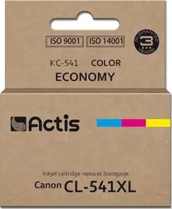 Actis KC-541 ink for Canon printer (replacement CL-541XL) Supreme, 18 ml, blue, yellow, magenta.