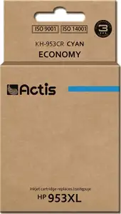 Actis KH-953CR Ink Cartridge (replacement for HP 953XL F6U16AE; Standard; 25ml; blue) - New Chip