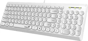 Tipkovnica Genius SlimStar Q200 USB, Bijela