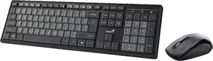 Set Genius tipkovnica smart KM-8200 + Miš bežični, crno siva