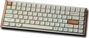 Tipkovnica Keychron K2H-Q1 White wooden RGB75% Layout/BT/2.4GHz/Nebula Sw/Gateron 2.0 Mag Swc