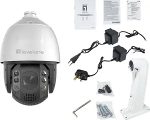LevelOne IPCam32xZ PTZ Dome Out 4MPH.265IR 20WPoEIP66