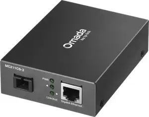 TP-Link Omada MC211CS-2 network media converter 1000 Mbit/s 1310 nm Single-mode Black