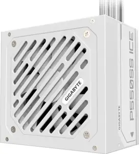 GIGABYTE GP-P550SS ICE, 550W 80Plus Silver, 230V EU, ATX 3.0 (3.1), 120mm FDB fan, Active PFC