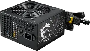 MSI MAG A750BN PCIE5 II, 750W 80+ Bronze, ATX 3.1, PCIe 5.1, 120mm Fan, Active PFC, OVP, OCP, SCP, OPP, UVP