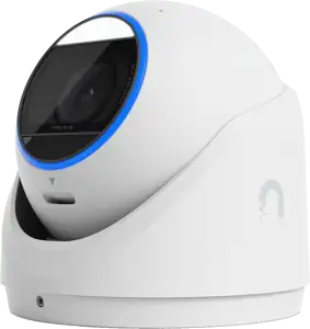 Ubiquiti UVC-G6-Pro-Turret-W All-weather tamper-resistant 4K PoE+ camera with a Multi-TOPS AI engine, 2.36x optical zoom, and a large 1/1.2
