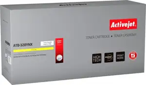 Activejet ATB-328YNX toner (replacement for Brother TN-328Y; Supreme; 6000 pages; yellow)