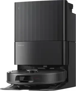 Roborock QR 798 robot vacuum cleaner with self-cleaning station, black