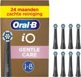 Zamjenske glave za električnu četkicu Oral-B iO Sanfte Reinigung 8 komada, crna, FFU