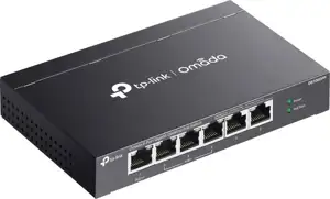 Switch TP-Link Omada DS106GPP, 6-Port Gigabit, 1× PoE++ + 3× PoE+, 64W PoE Budget