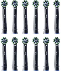 Zamjenske glave za električnu četkicu Oral-B Pro CrossAction 12 komada, crna, FFU