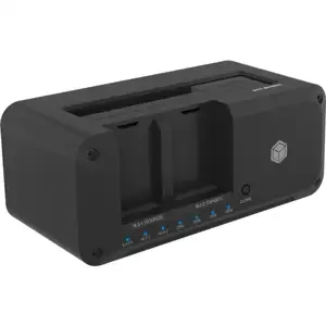 IcyBox IB-2924MSCL-C31 Docking and Cloning Station for M.2 NVMe SSD & 2.5/3.5 SATA SSD/HDD