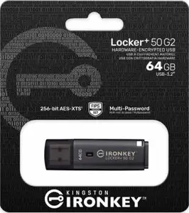 Stick Kingston IronKey Locker+50 G2 64GB secure